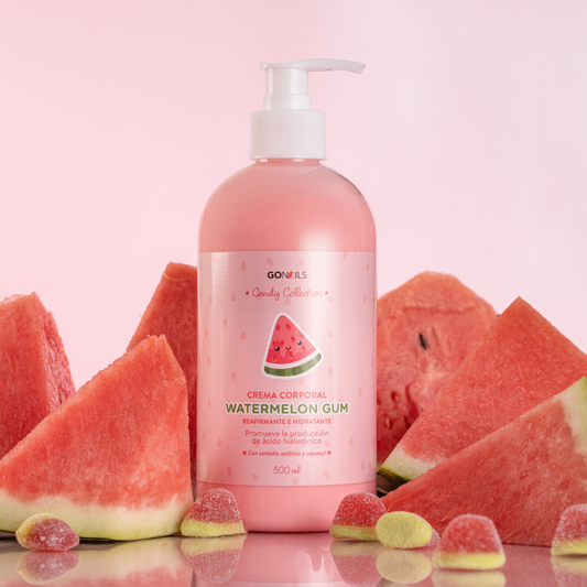 Crema de Cuerpo Reafirmante e Hidratante Chicle de Sandía 500 ml