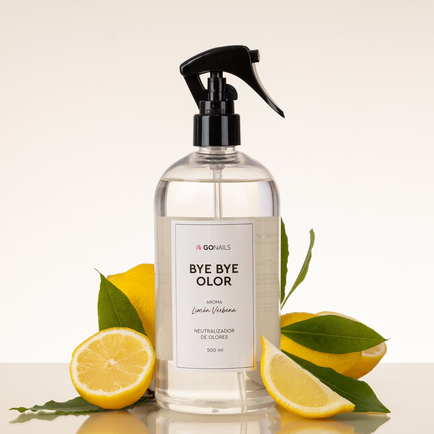 Control de Aroma Bye Bye Olor - Limón Verbena Go Nails – Eliminador de Olores para el Hogar