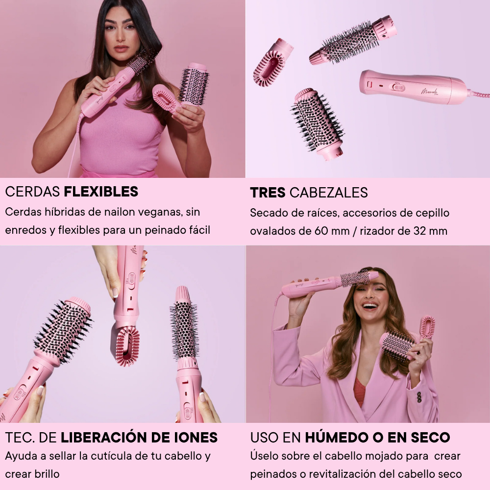 Cepillo Secador Intercambiable