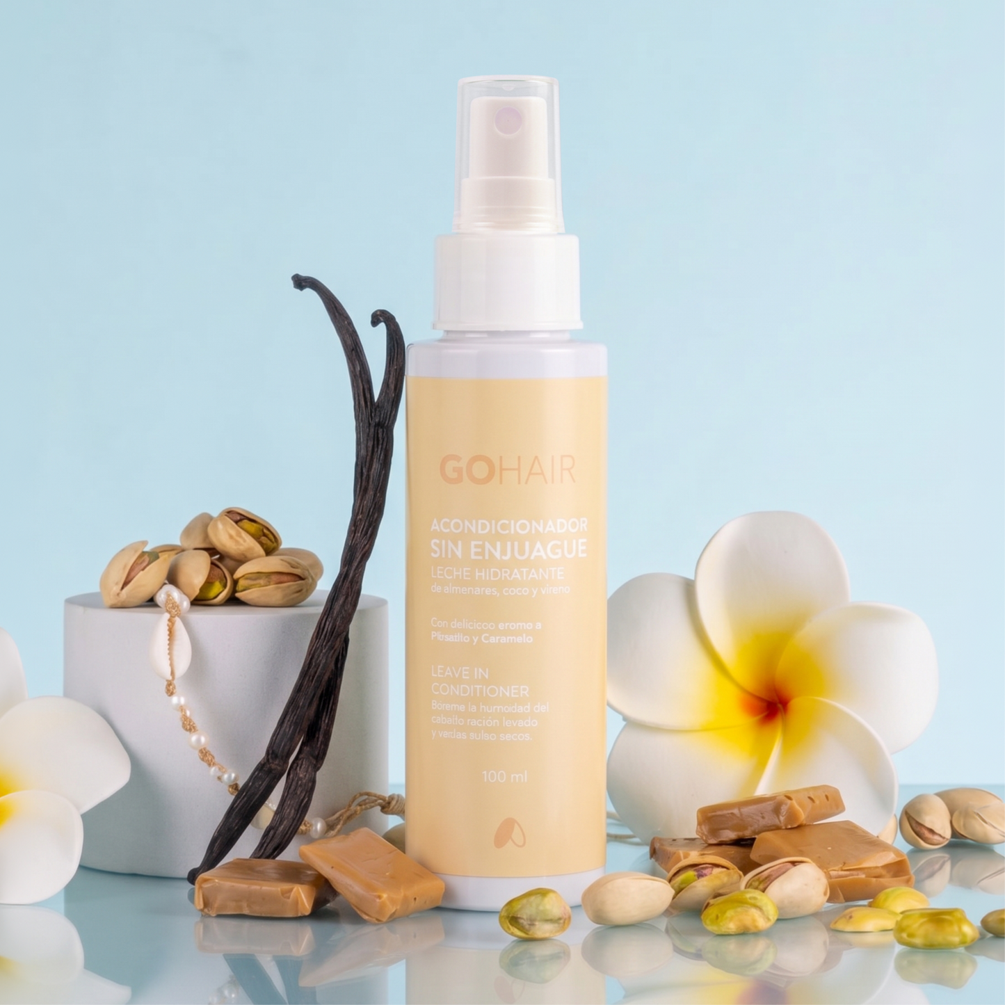 Acondicionador Sin Enjuague Pistacho y Caramelo 100 ml