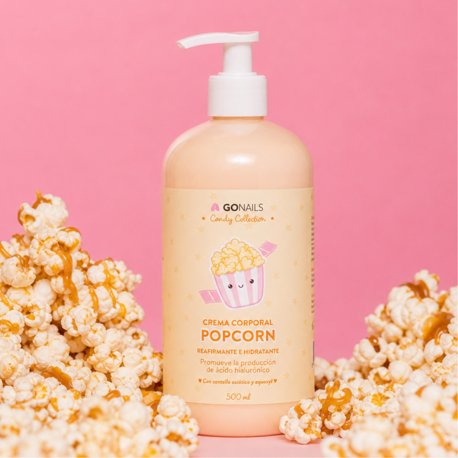 Crema de Cuerpo Reafirmante e Hidratante Pop Corn 500 ml