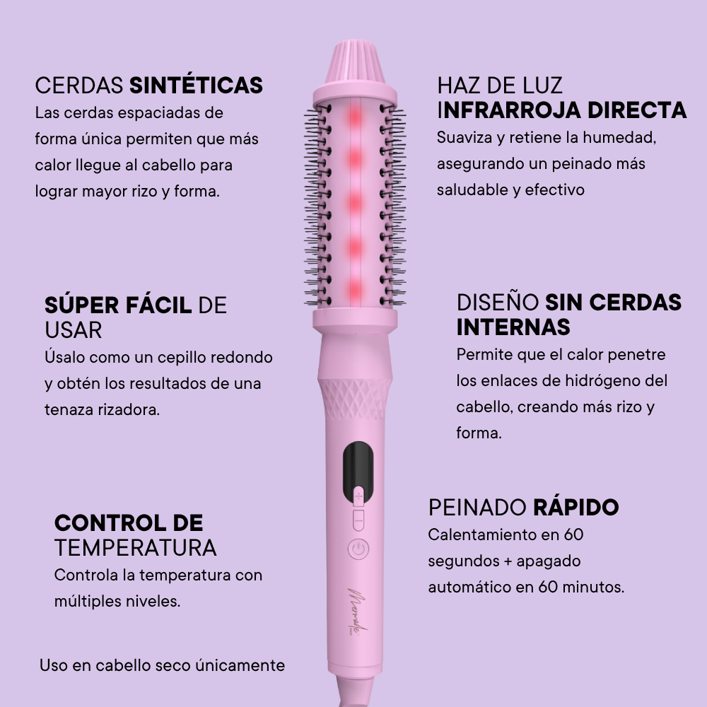 Cepillo Térmico con Tecnología Infrarroja