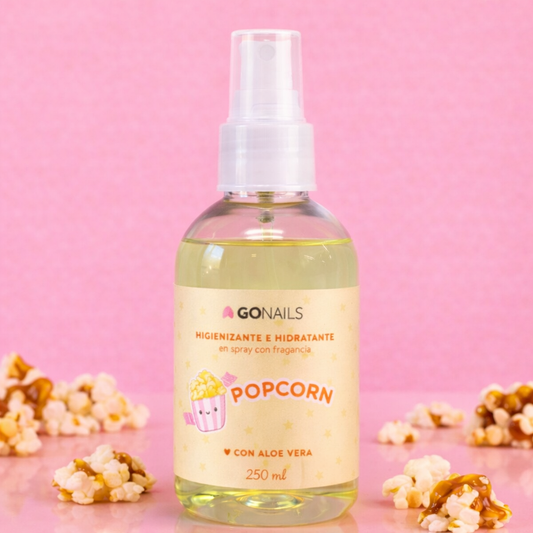 Higienizante e Hidratante de Manos y Pies - Pop Corn Go Nails – Antibacterial Perfumado