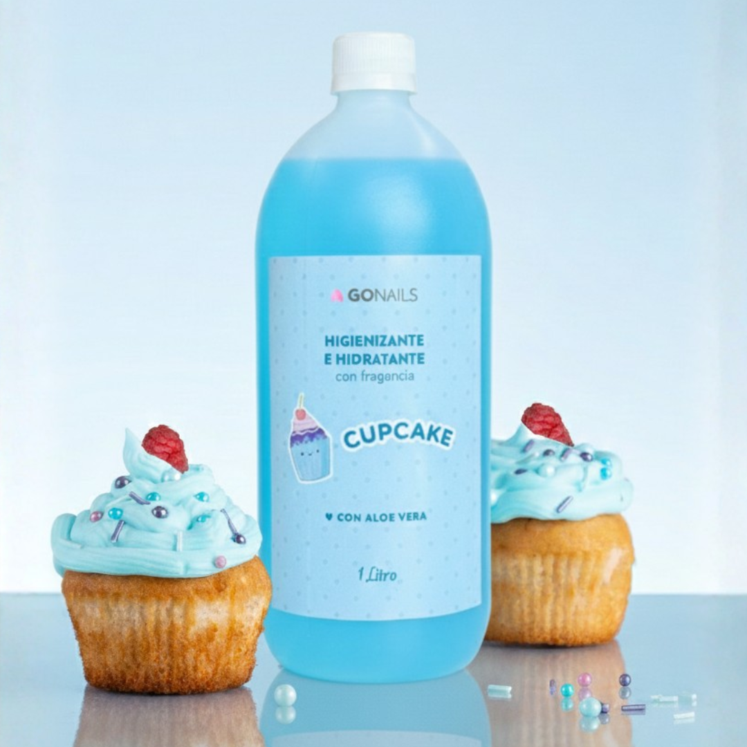 Higienizante e Hidratante de Manos y Pies - Cupcake 1 litro