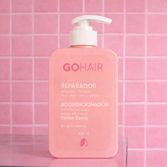 Acondicionador Reparador Cotton Candy 400 ml Go Hair – Cuidado Capilar Vegano