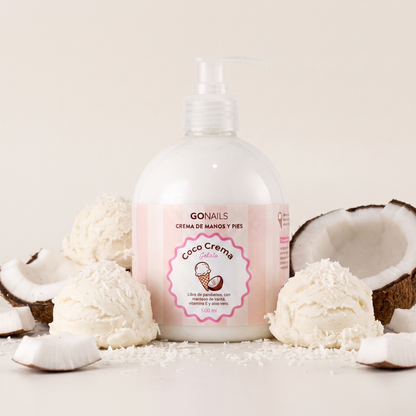 Crema de Manos y Pies - Coco Crema
