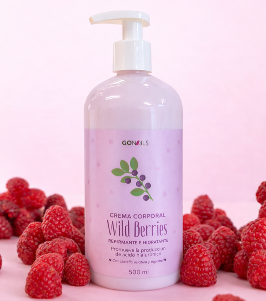 Crema de Cuerpo Reafirmante e Hidratante Wild Berries 500 ml Go Nails – Crema Corporal Reafirmante e Hidratante