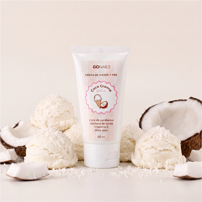 Crema de Manos y Pies - Coco Crema