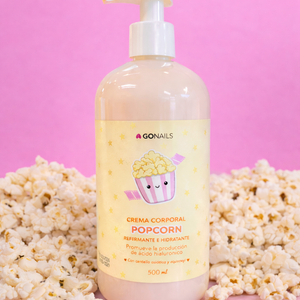 Crema de Cuerpo Reafirmante Pop Corn Go Nails 500ml – Hidratación y Firmeza Corporal