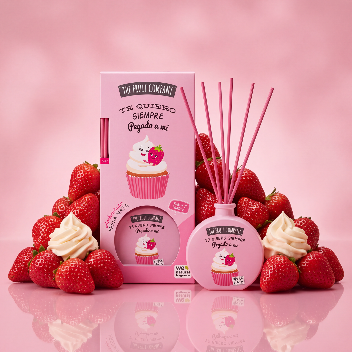 Mikado Frutillas con crema (Fresa Nata) 40 ml The Fruit Company