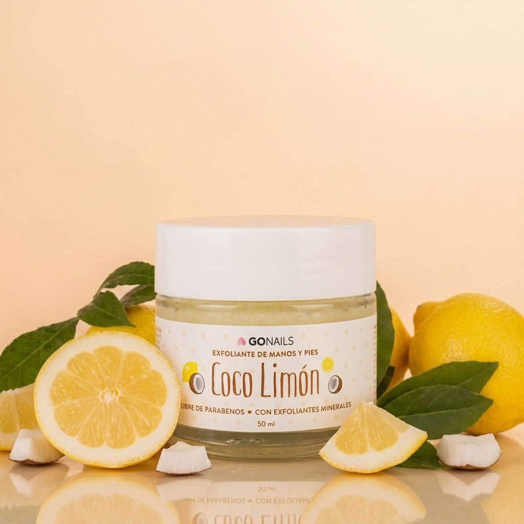Exfoliante de Manos y Pies  - Limón Verbena Coco Limón