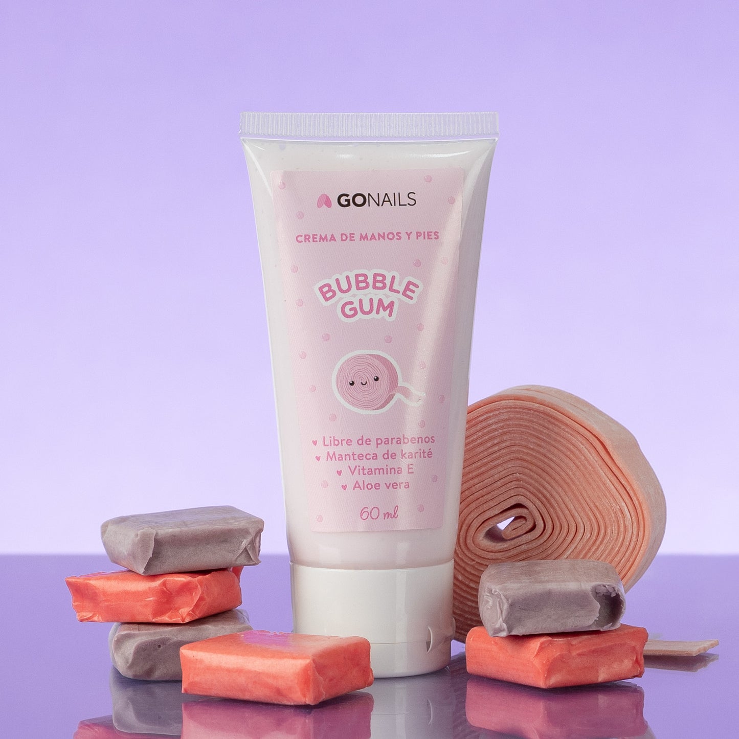 Crema de Manos y Pies  - Bubble Gum 60 ml