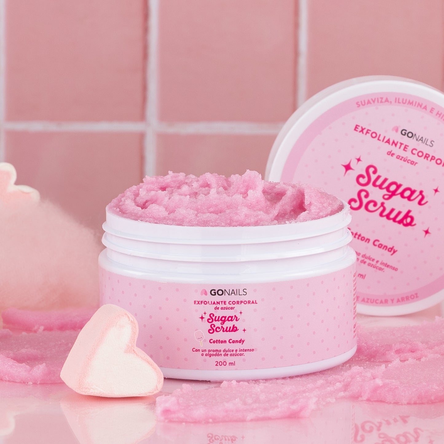 Exfoliante Corporal de Azucar - Cotton Candy