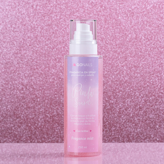 Fragancia Corporal con Brillitos - Pink Sunset