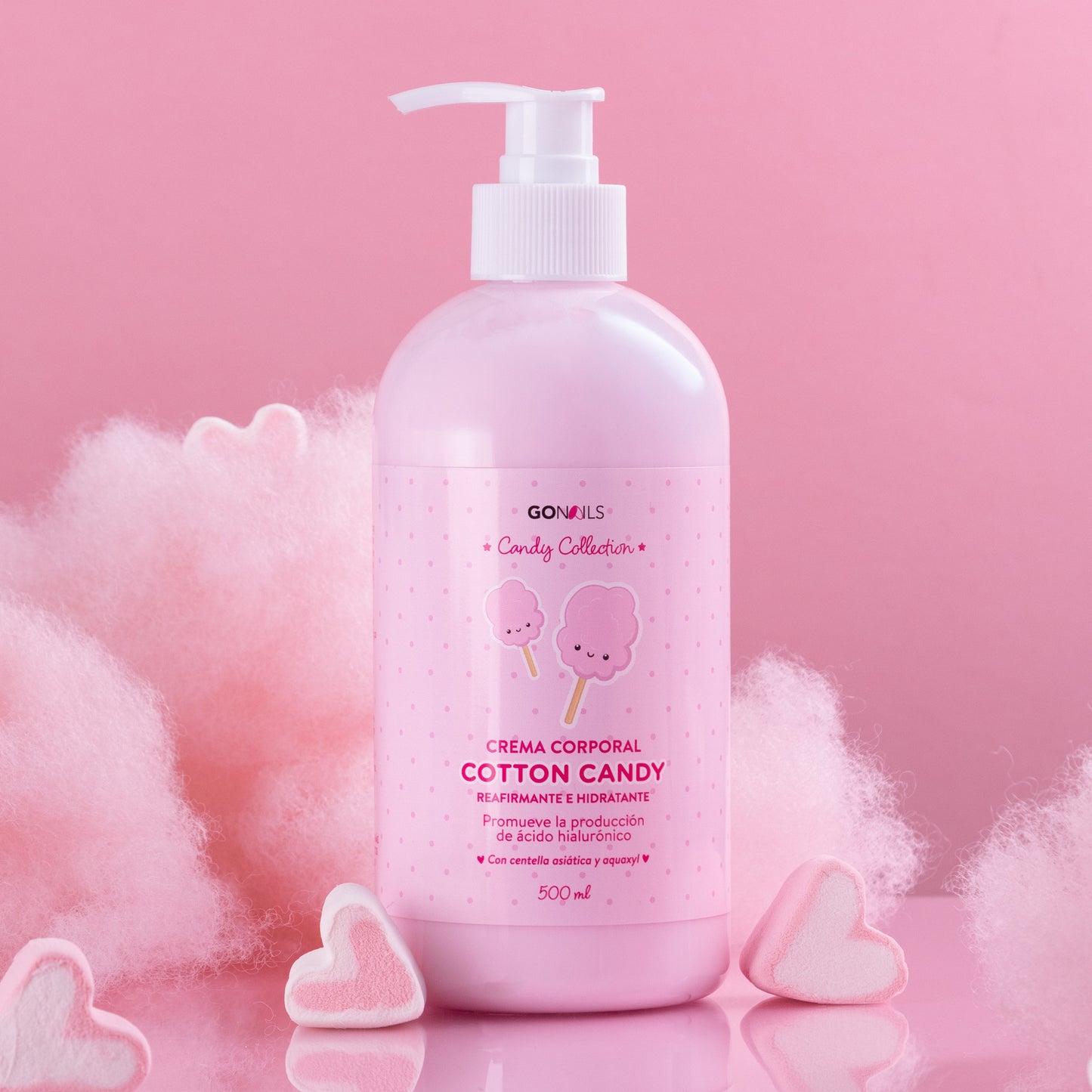 Crema de Cuerpo Reafirmante e Hidratante Cotton Candy 500 ml