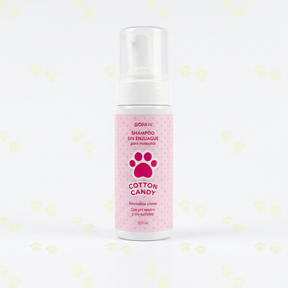 Shampoo Para Mascotas Sin Enjuague - Cotton Candy