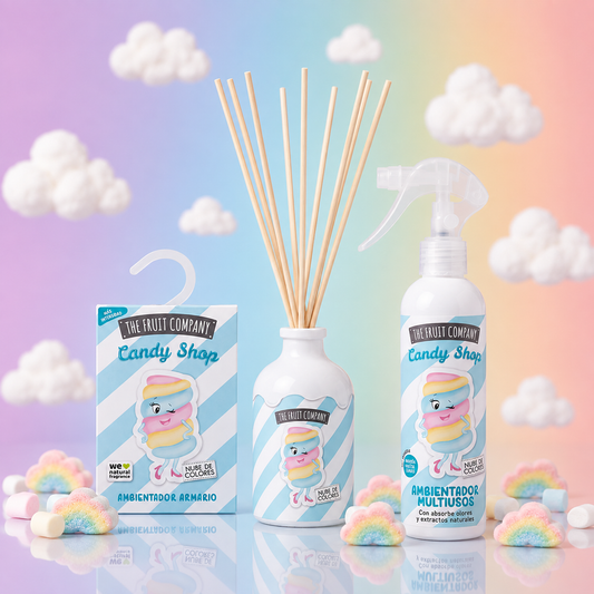 Kit Nube de Colores — Difusor + Spray + Ambientador