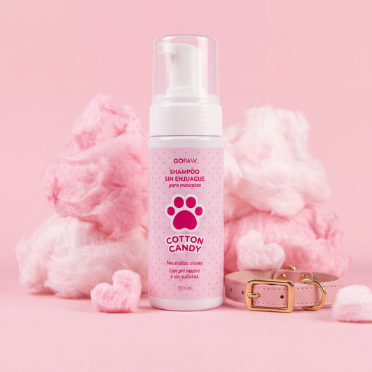 Shampoo Para Mascotas Sin Enjuague - Cotton Candy