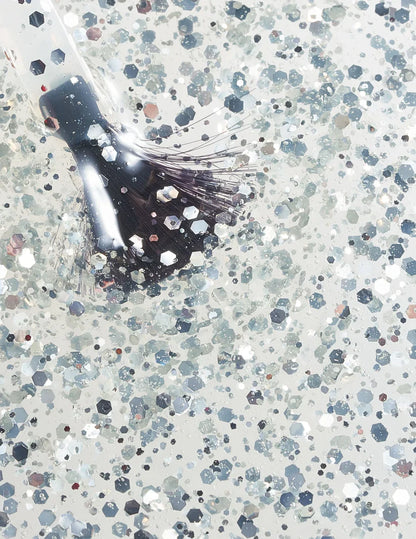 Silver Glitter - Gel Top Coat