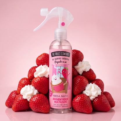 Home Spray Frutilla con crema (Fresa Nata) 250 ml The Fruit Company