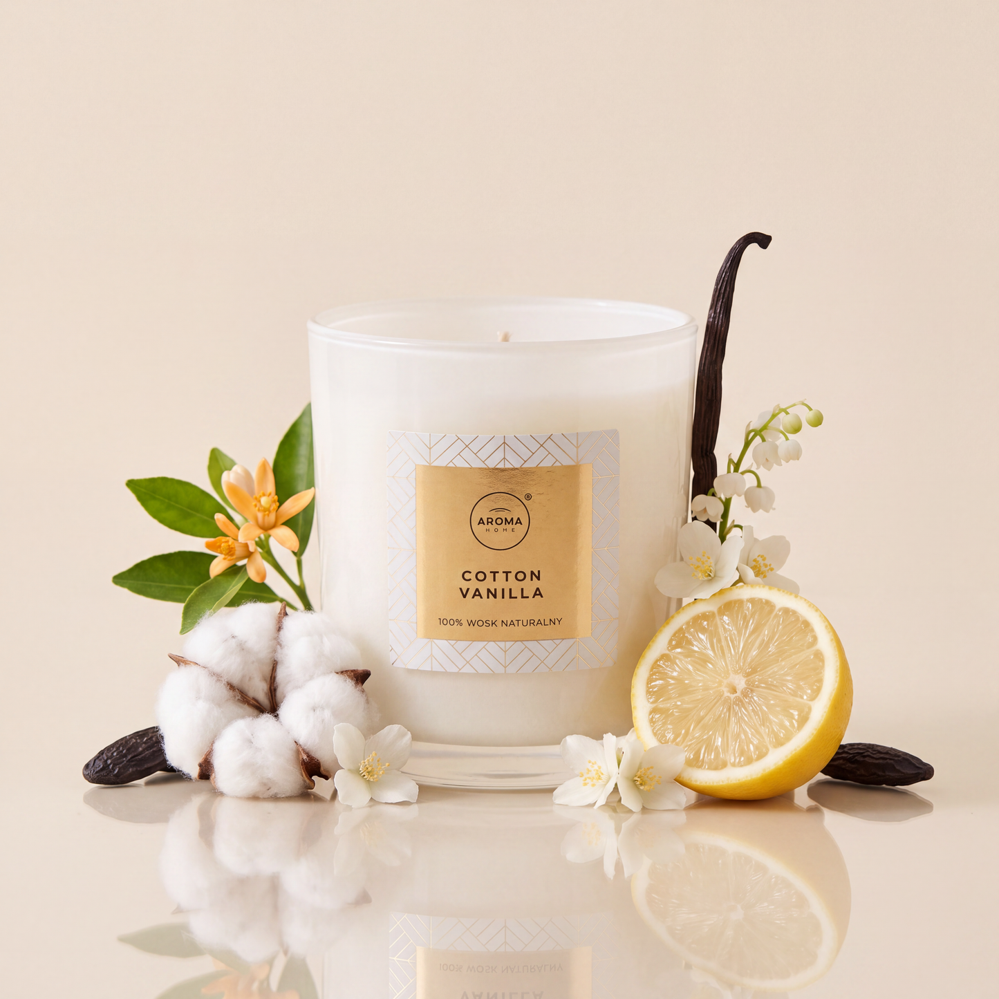 Vela Cotton Vanilla 115gr